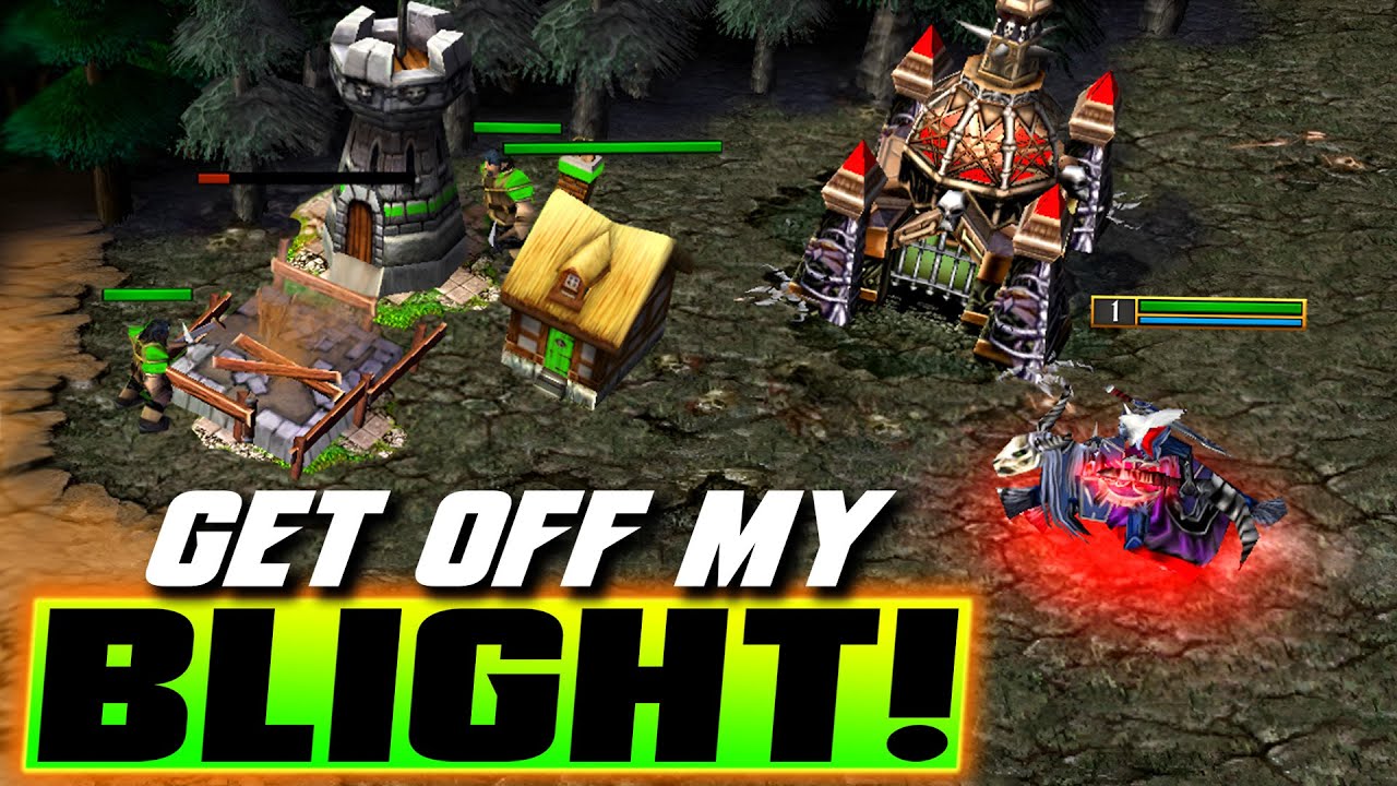 3 Peasant towerrush - GONE WRONG! - WC3 - Grubby