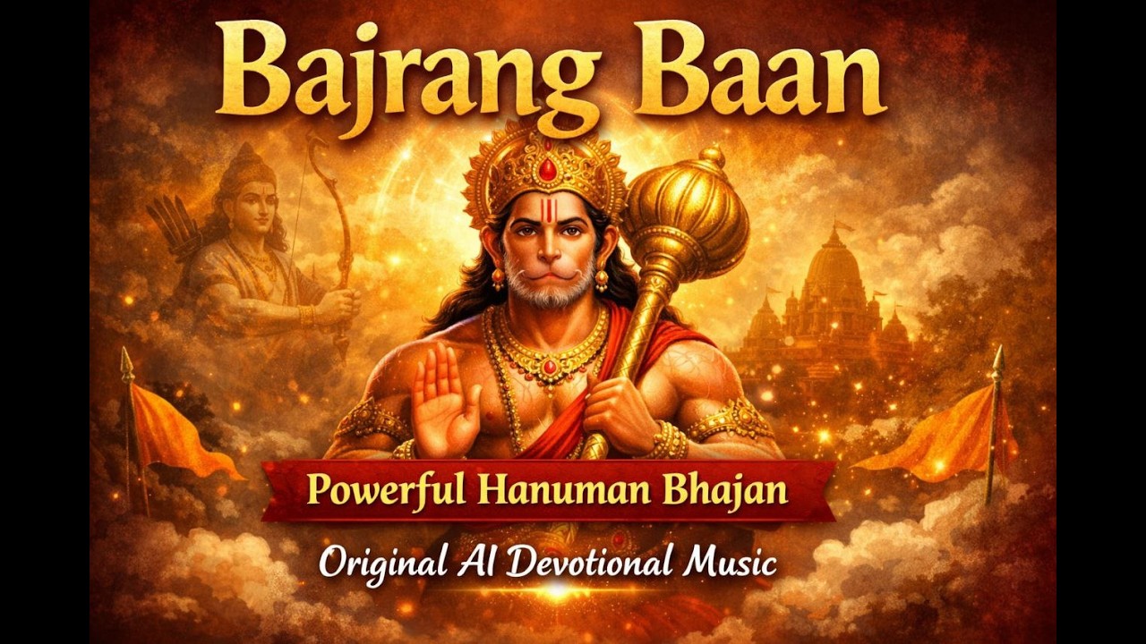 Bajrang Baan Live | Hanuman Bhajan | Peaceful AI Devotional Music | Hanuman Bhakti