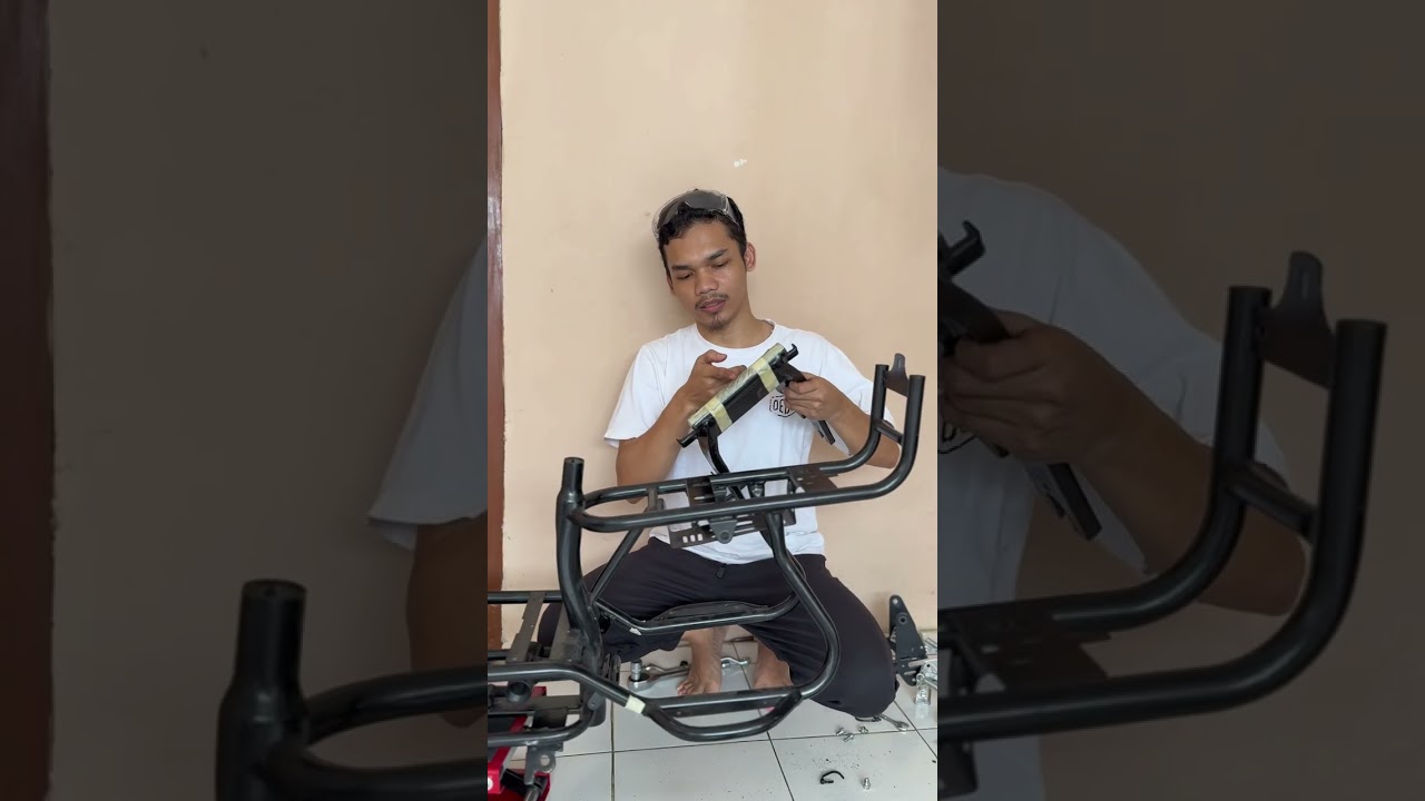 swing arm motor listrik q1 di sepeda listrik 