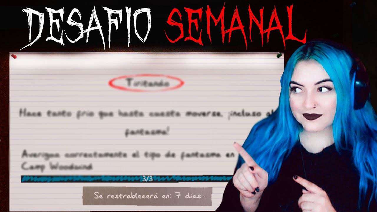 LE AÑADIMOS DIFICULTAD AL DESAFIO SEMANAL! PHASMOPHOBIA ESPAÑOL
