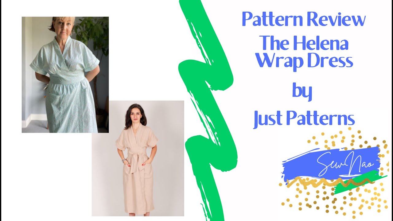 Helena Wrap Dress Pattern Review