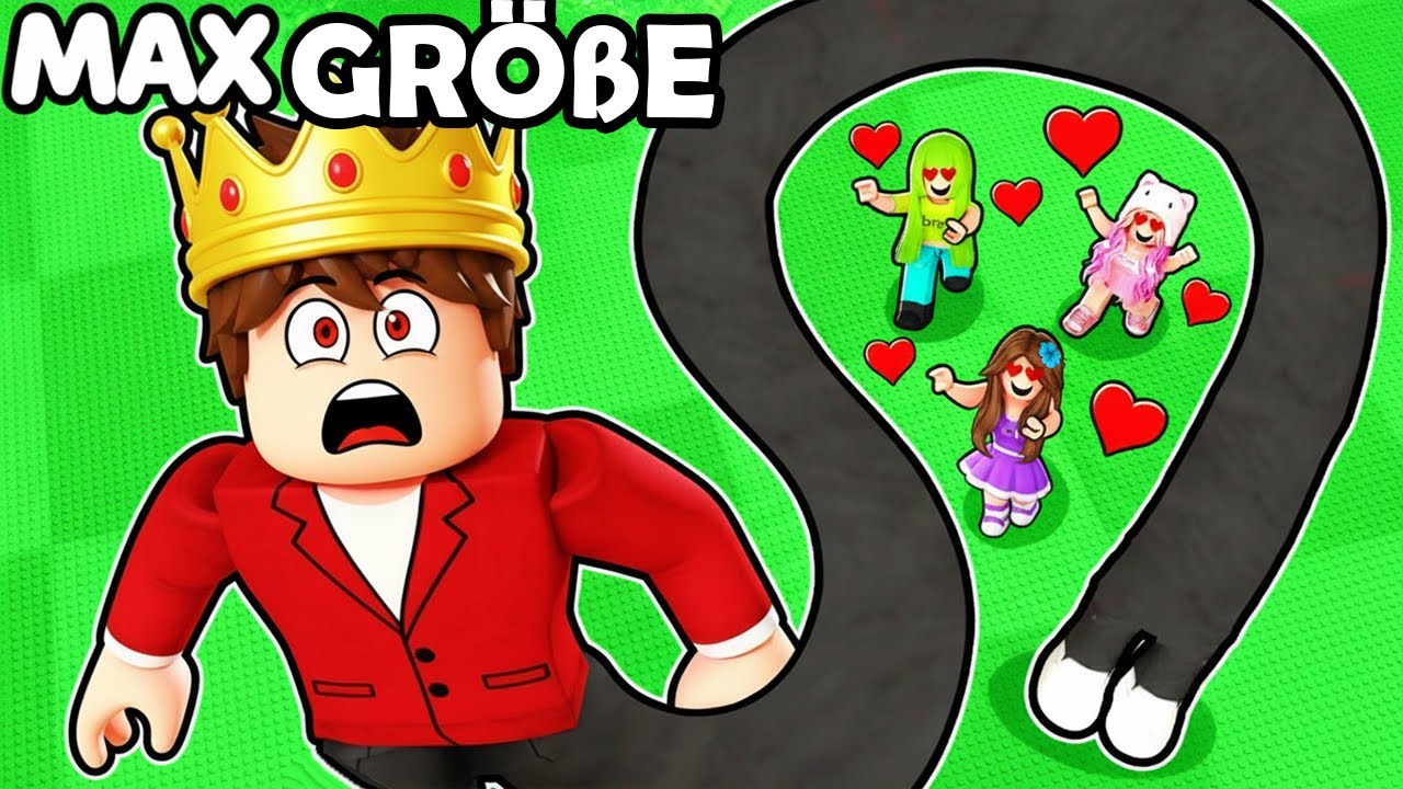 Jede Sekunde wachsen meine Beine um M&Auml;DCHEN zu Beeidrucken in Roblox...