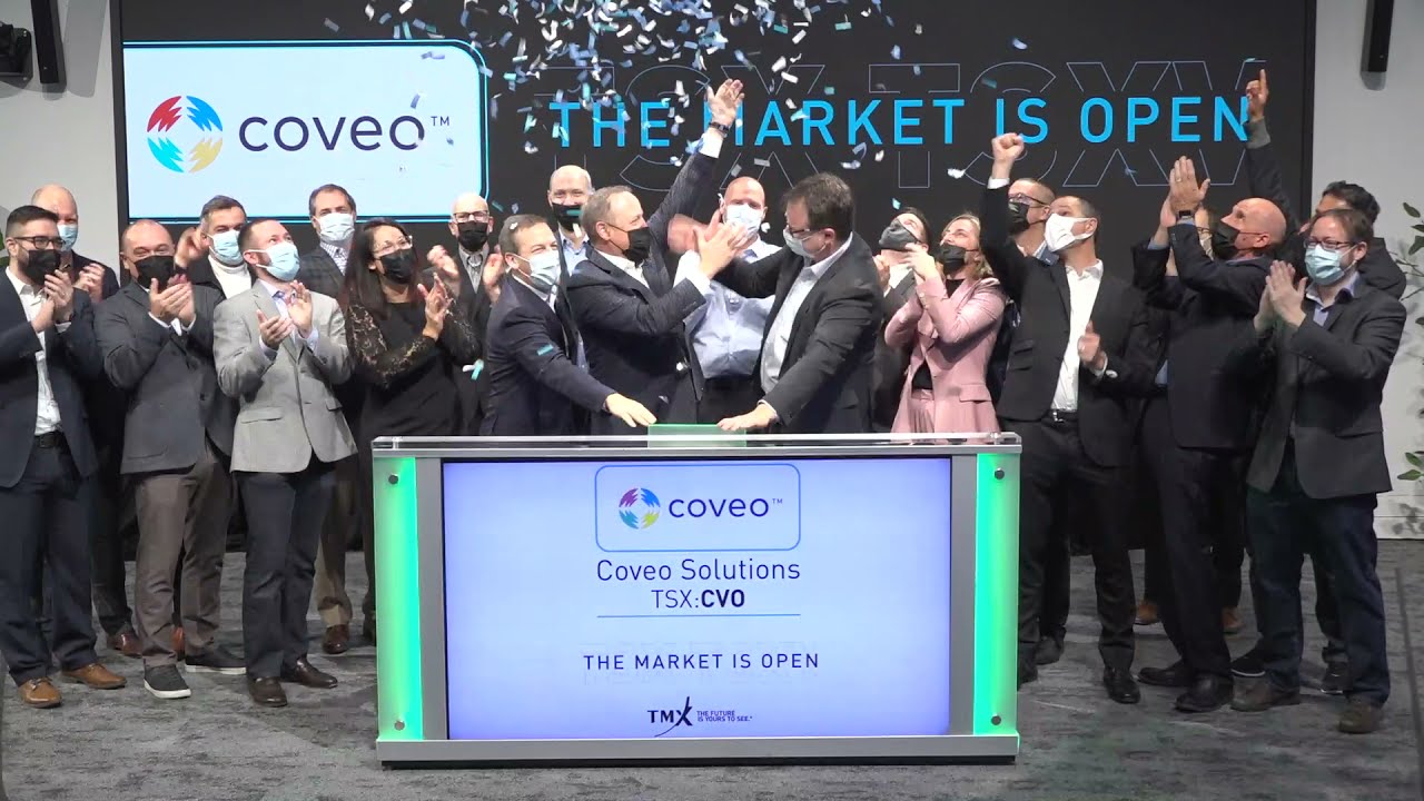 Coveo Solutions Opens the Market, November 24, 2021