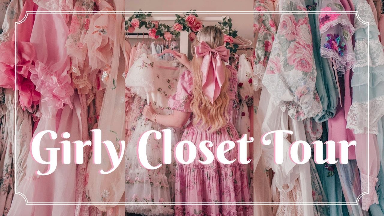 GIRLY CLOSET TOUR | Organizing my Coquette Princess Dress Wardrobe