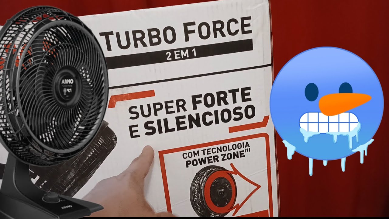 🔥 Ventilador Arno Turbo Force 2 em 1 VF42 Preto  Vale a Pena Review Completo 💨