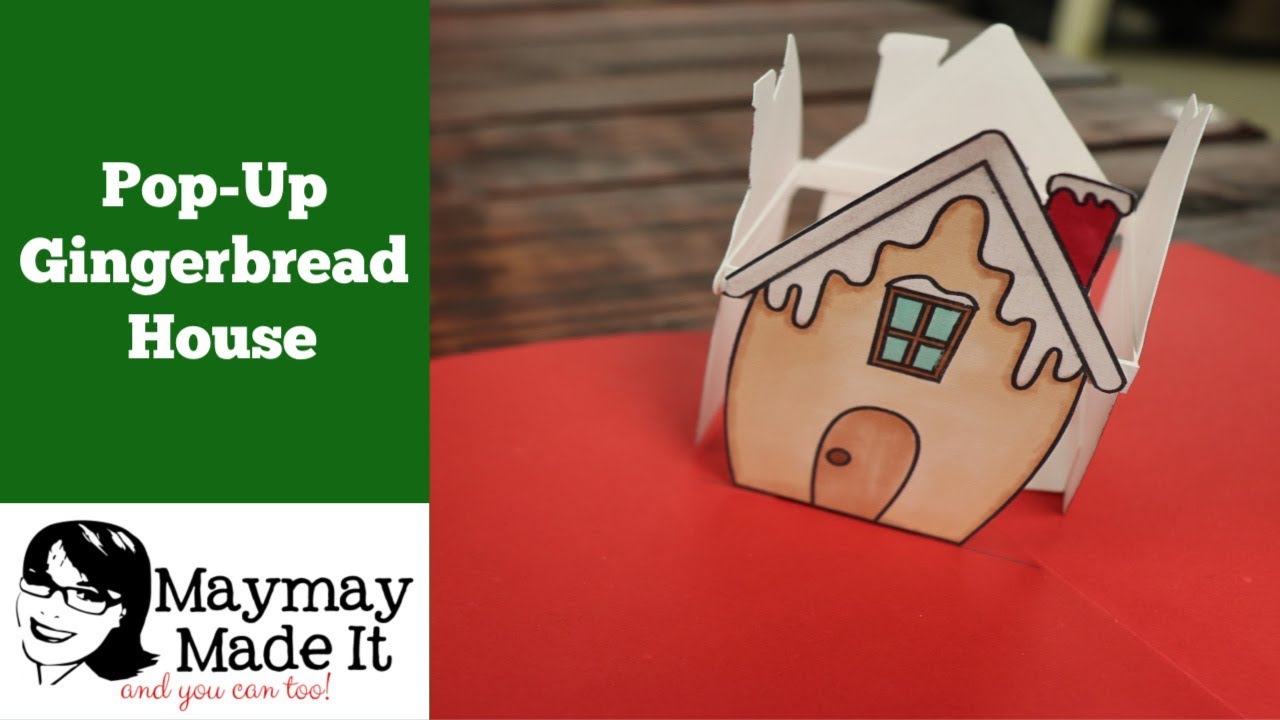 Gingerbread House Pop-Up Card