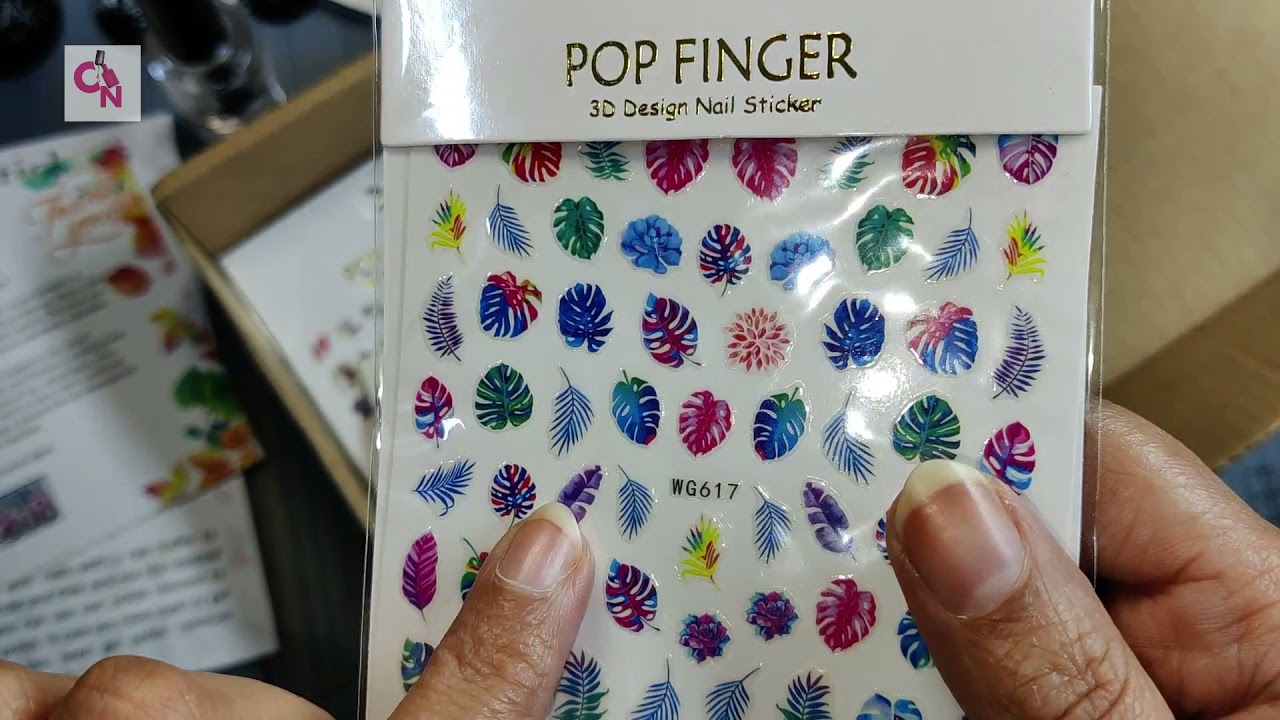 Store2508 Nail Art Stickers 3D | Affordable Nail art Products In India | How to Use Nail art Sticker