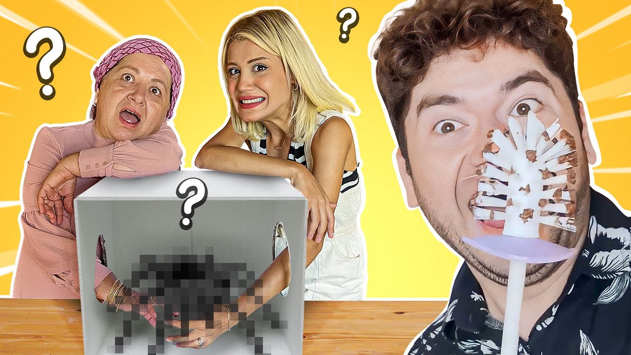 KUTUDA NE VAR? OYNADIK!  Gelin & Kayınvalide