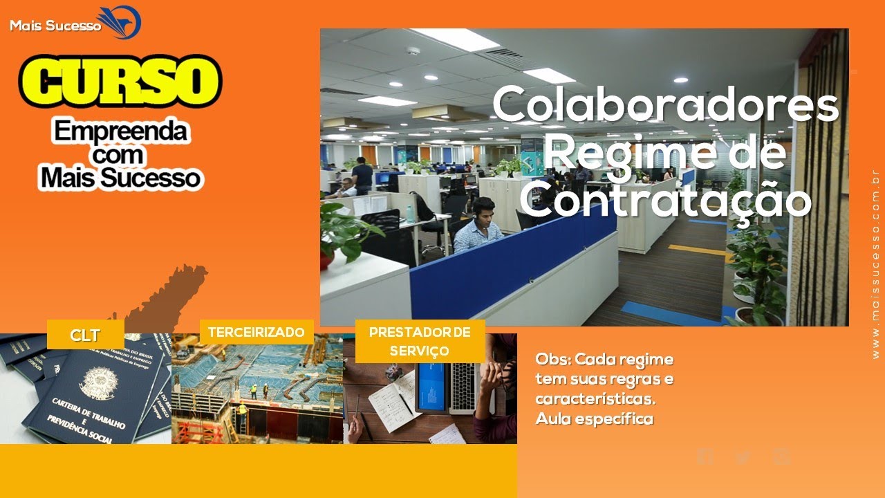 EMPREENDA COM MAIS SUCESSO AULA 3 colaboradores e regimes de tributação