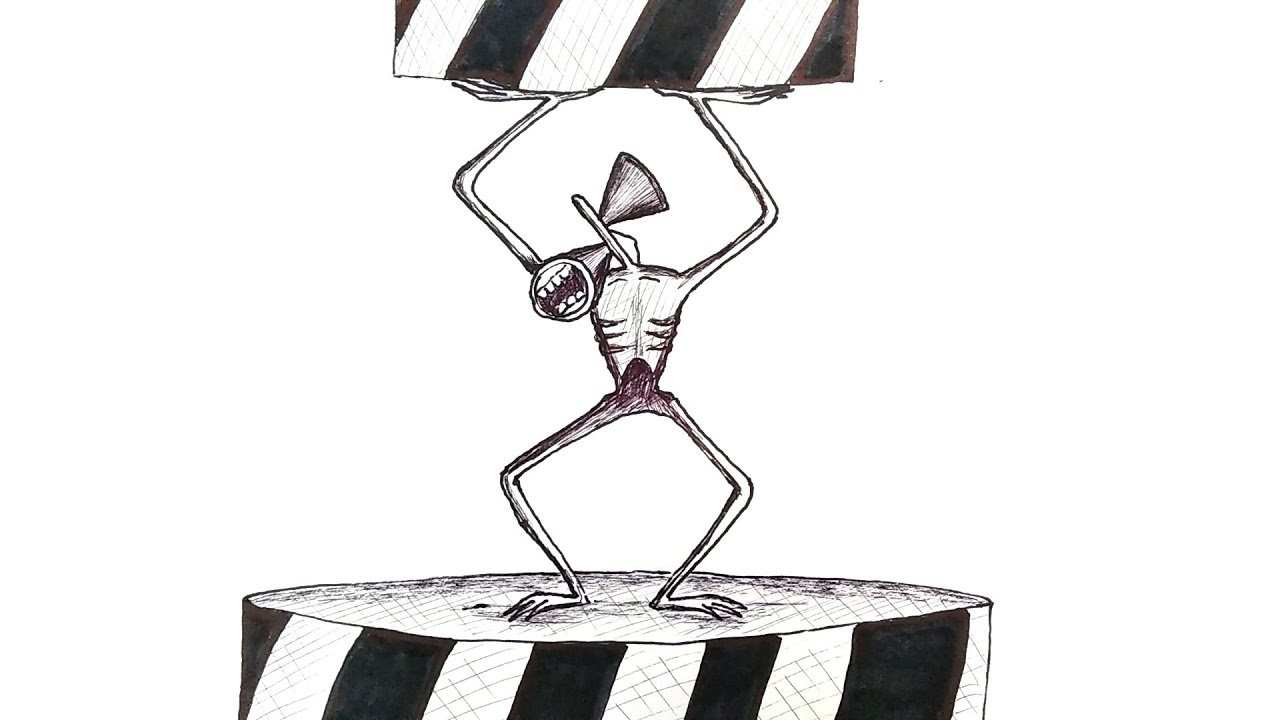 Hydraulic Press Vs Siren Head, Hathor Art