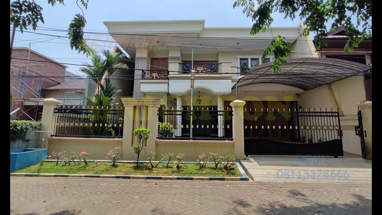 Rumah Mediteranian Classic siap Huni, di Manyar Surabaya Timur #rumahmurah #perumahansurabaya #fyp