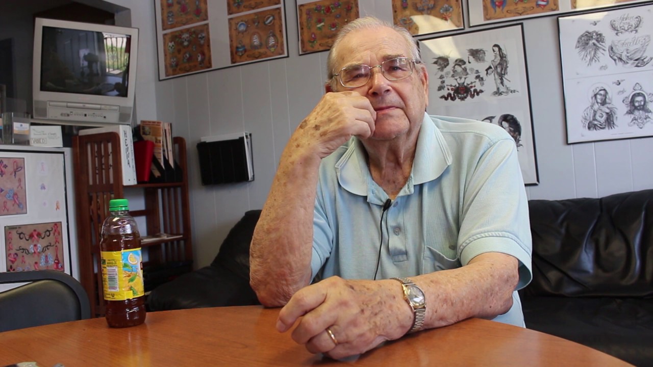 PART 2 - 91 yr old dad during interview for Bflo Music Hall of Fame