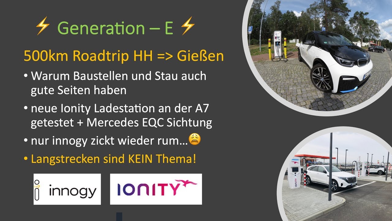 500 km Roadtrip - Stau kann gut sein und Langstrecken sind KEIN Thema - BMW i3s