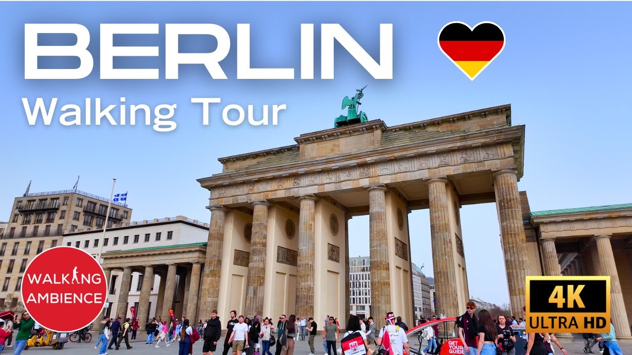 Berlin, Germany 2024 🇩🇪 City Walk in the most famous places - 4K - With captions