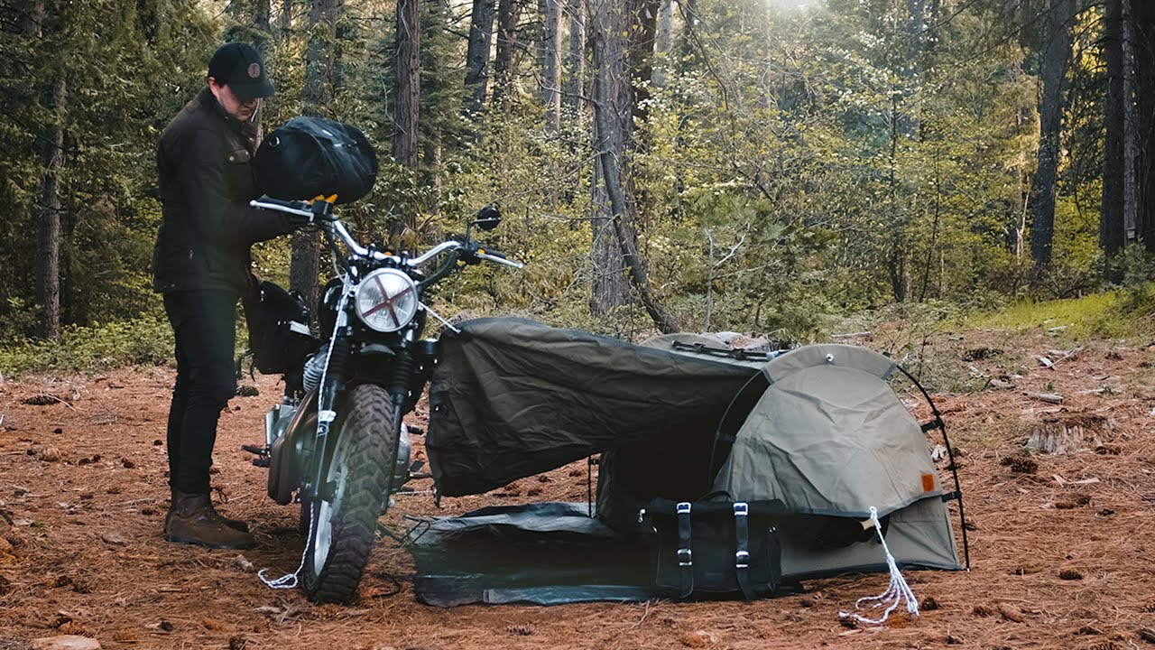 Royal Enfield Interceptor 650 Moto Camping Solo Photography - ASMR