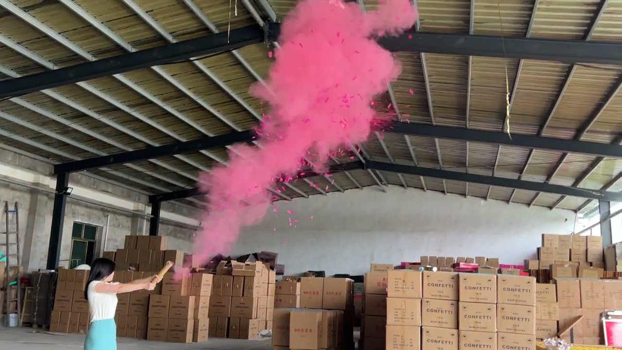 gender reveal holipowder&confetti cannon
