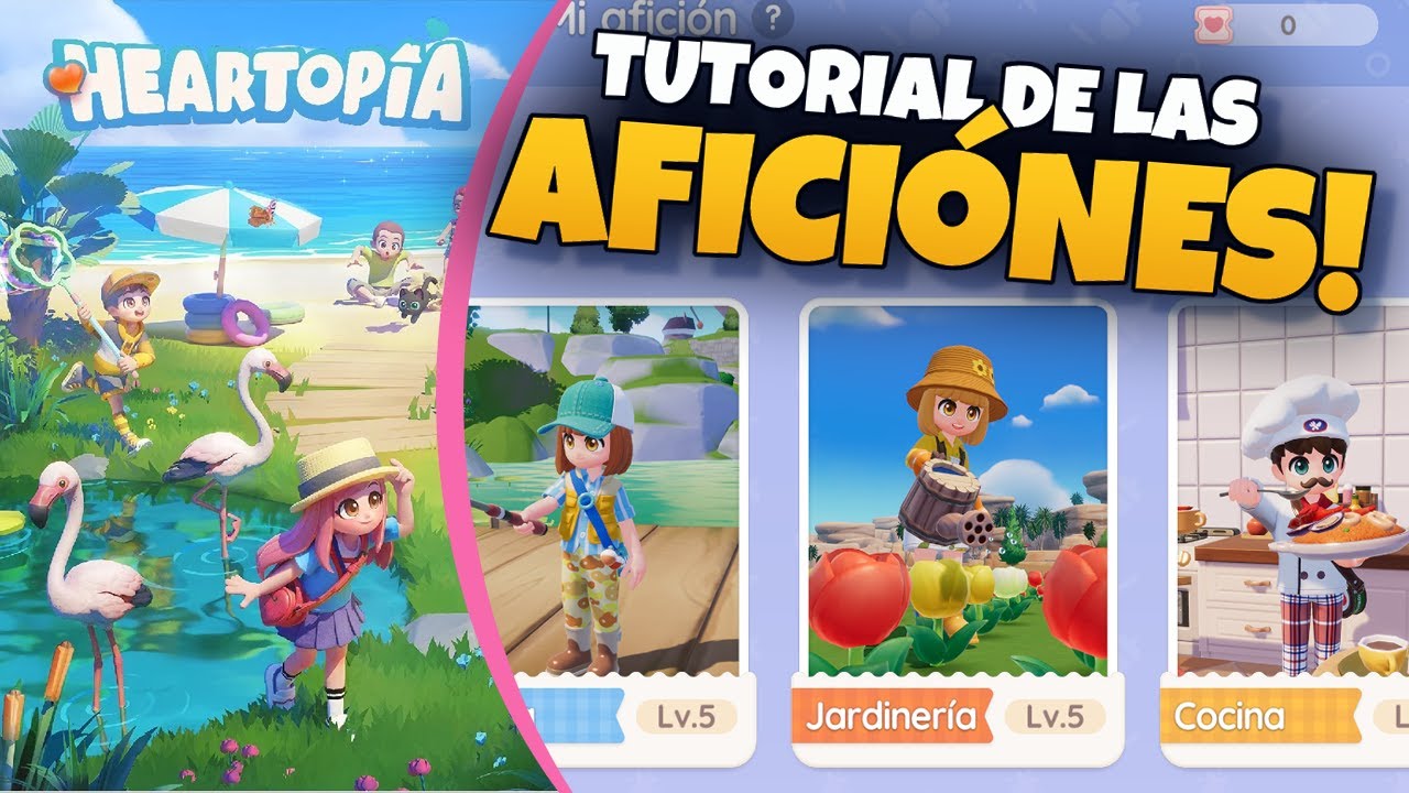 🌈HEARTOPIA | Tutorial sobre las AFICIONES!