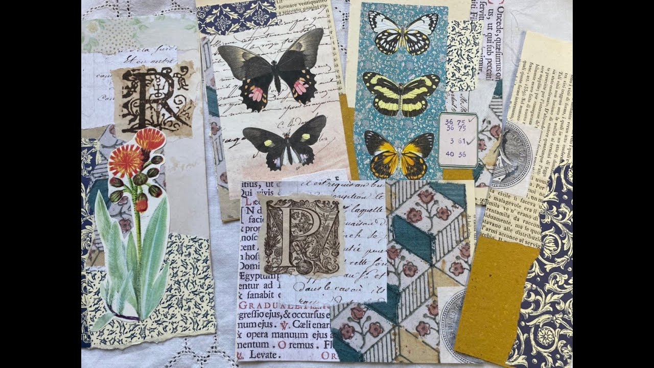 How to COLLAGE my TOP TIPS for junk journals