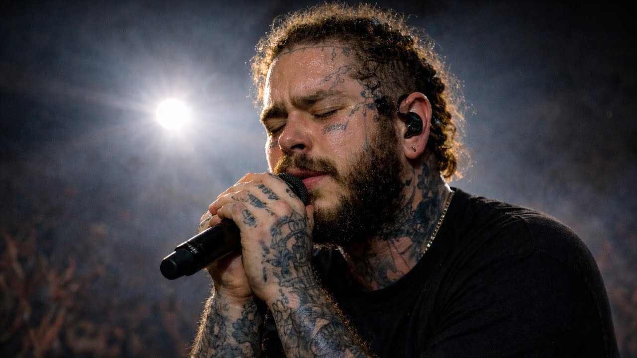 Post Malone – You Left Me Here | Emotional R&B / Synth-Pop Ballad (Lyric Video)