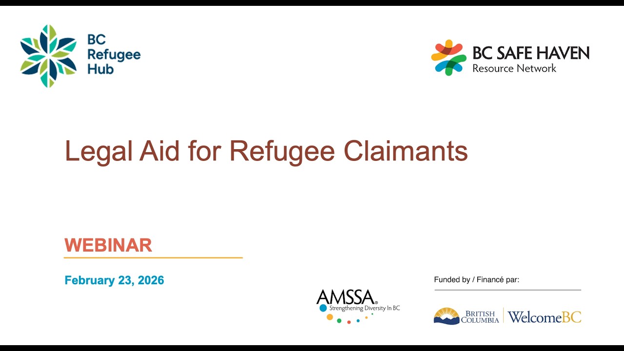 Legal Aid for Refugee Claimants