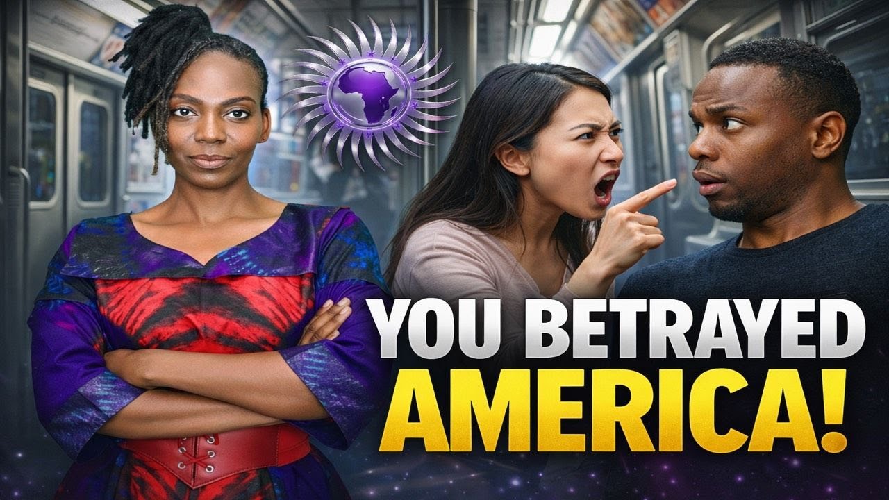 Asian Karen SNAPS On A Brotha On A NYC Train Screaming “YOU BETRAYED AMERICA!”