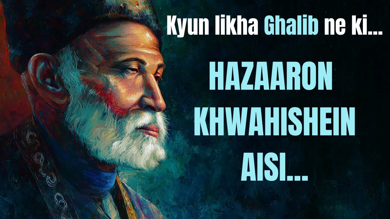 Hazaaron khwahishein aisi | Ghalib | Dastaan - e - Sher