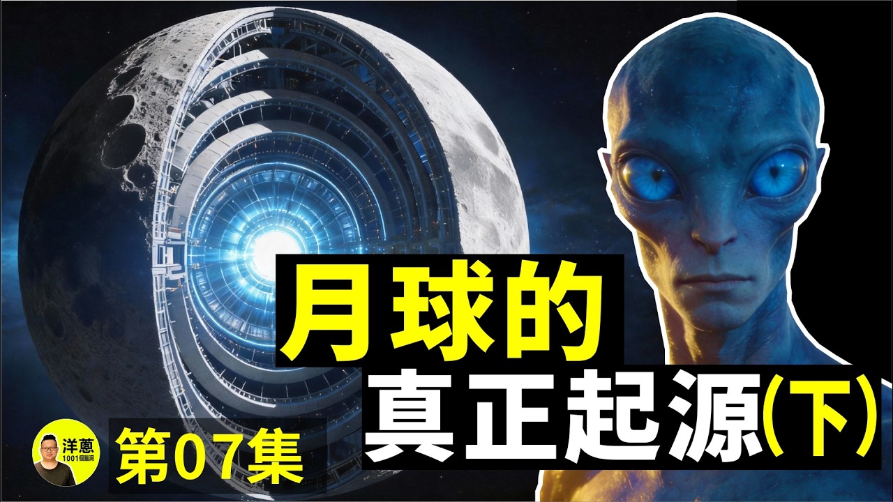 第07集 月球起源之謎(下) 月球所有謎團被我們破解！月球對人類身體的巨大影響，月球來到地球身旁的目的是什麼？它真的跟大洪水有關！如果沒有月球，地球會怎樣？| 洋蔥1001個腦洞