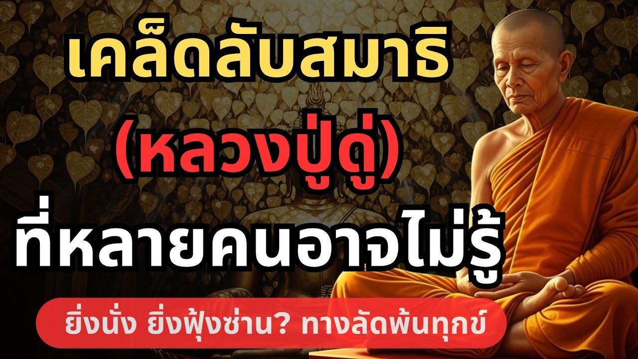 สอนสมาธิหลวงปู่ดู่ ฉบับเข้าใจง่าย  ยิ่งทำ ยิ่งพ้นทุกข์ #ตีระฆังใจ