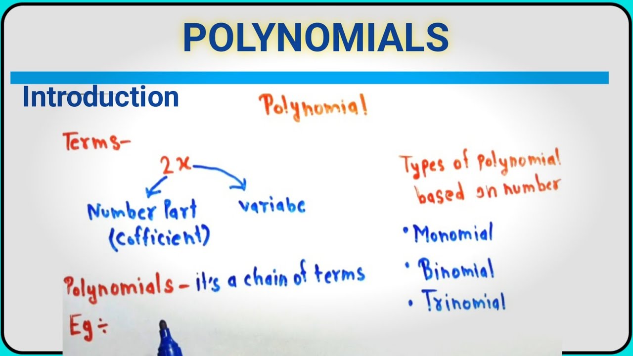 class 9 maths chapter 2 polynomial introduction
