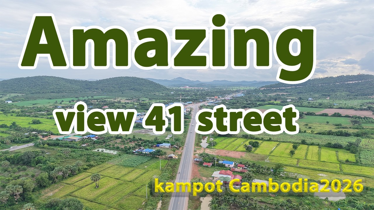 “Hidden Beauty of Cambodia – Road 41 Drone Tour (95 km from Phnom Penh)”