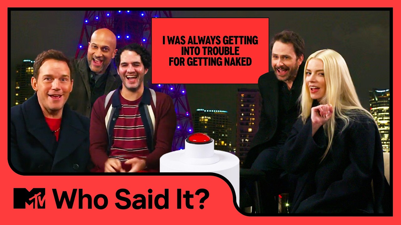 The Cast of The Super Mario Galaxy Movie Play &lsquo;Who Said It?&rsquo; | MTV Movies