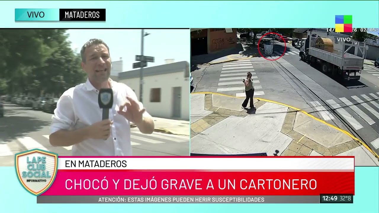 🔴 INDIGNACIÓN EN MATADEROS: Un joven CHOCÓ y DEJÓ GRAVE a un CARTONERO