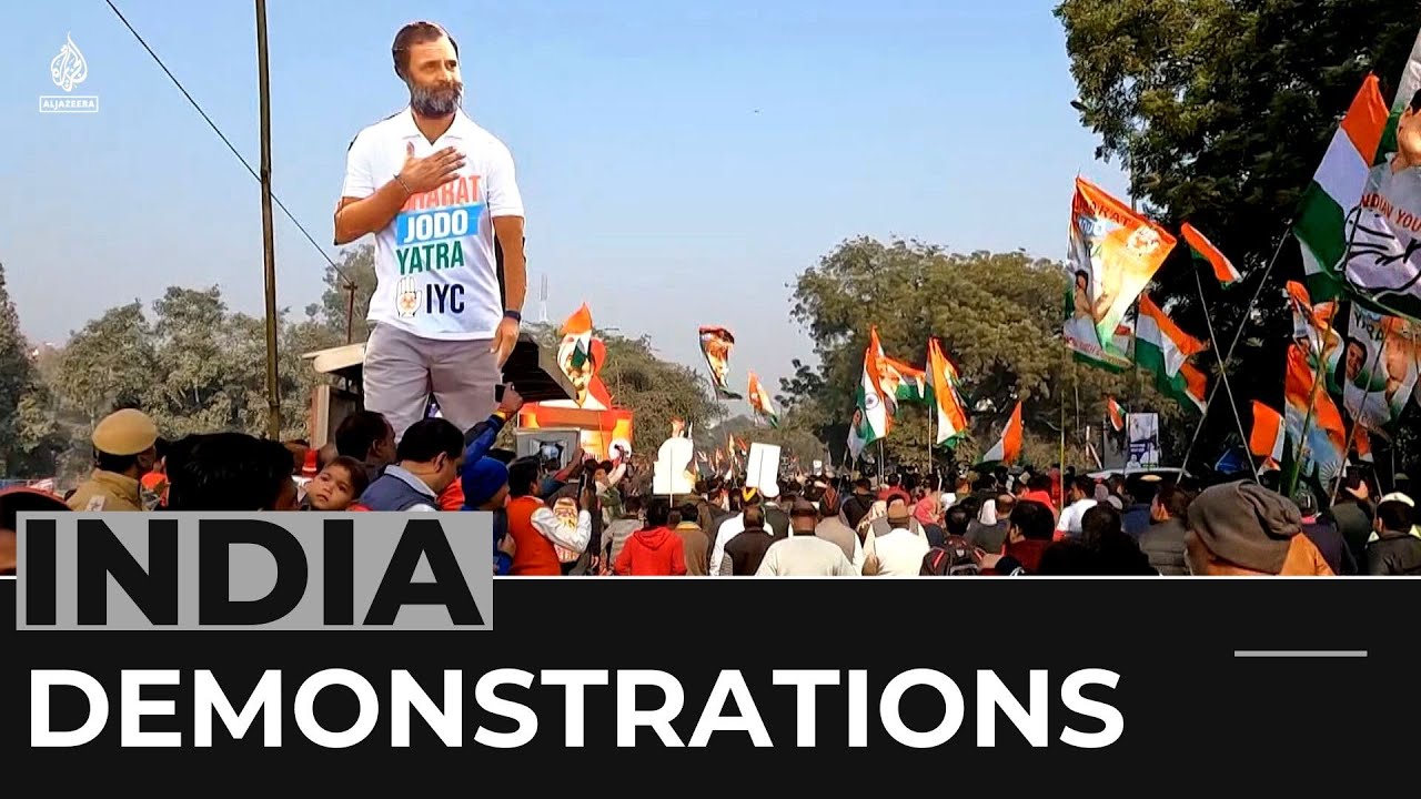 Thousands join opposition's 'Unite India March' in New Delhi