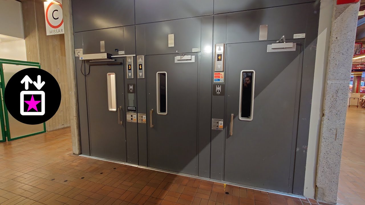 Stockholm, SWE: MODERNISED by KONE - 3x Asea-Graham Traction Elevators at Garnisonen, Karlavägen 100