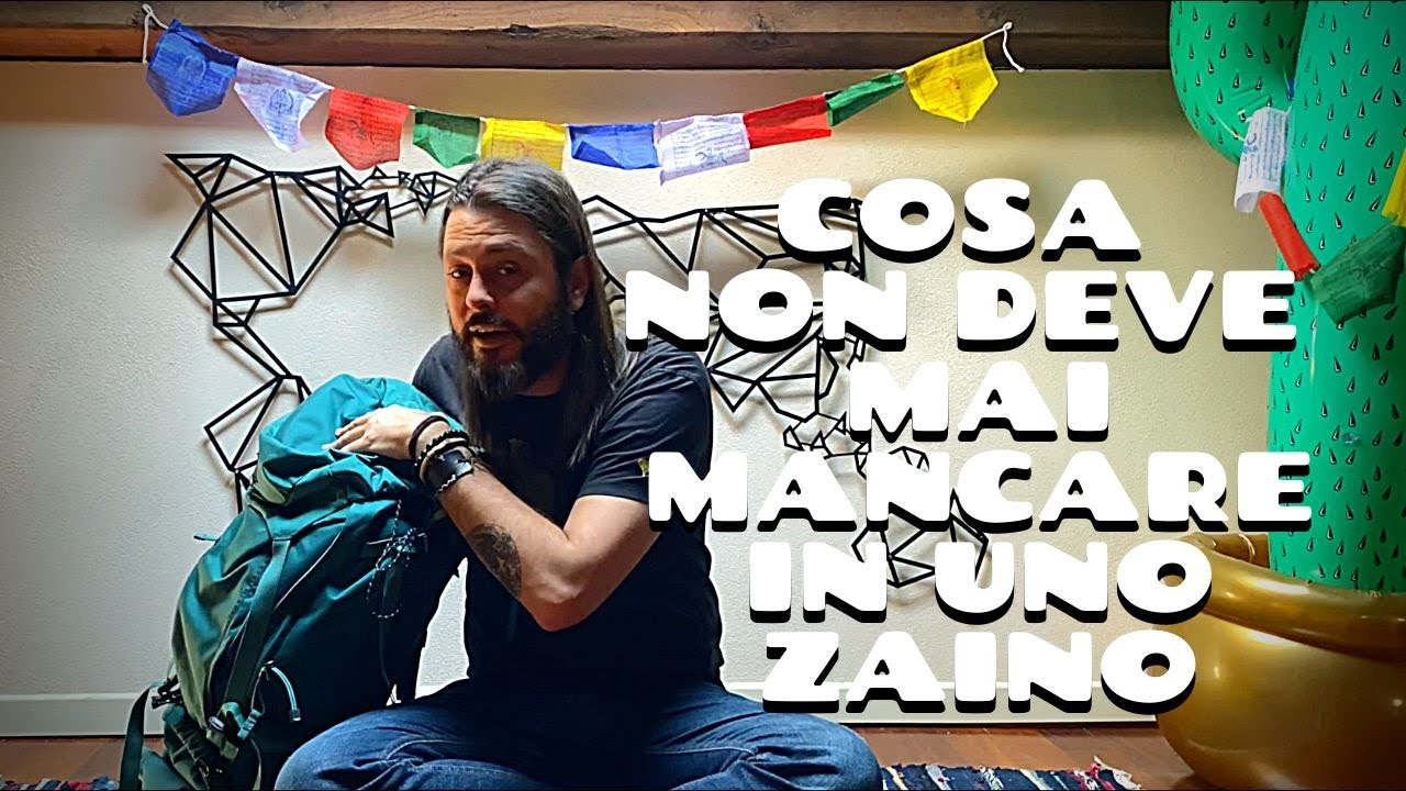 Cosa NON deve mai mancare in uno zaino 😝