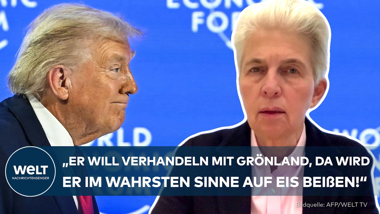 TRUMP IN DAVOS: „Er will verhandeln mit Grönland, da wird er im wahrsten Sinne auf Eis beißen!“