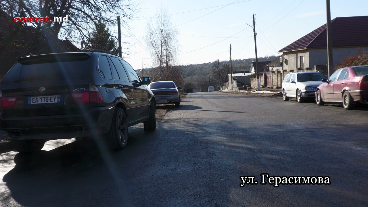Обновленные дороги в м.Комрат - 2 часть(video)