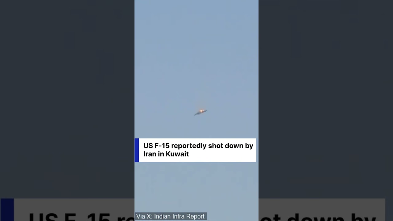 Huge Breaking: Iran Reportedly Shot Down U.S. F-15 in Kuwait During Retaliatory Attacks | AH1C