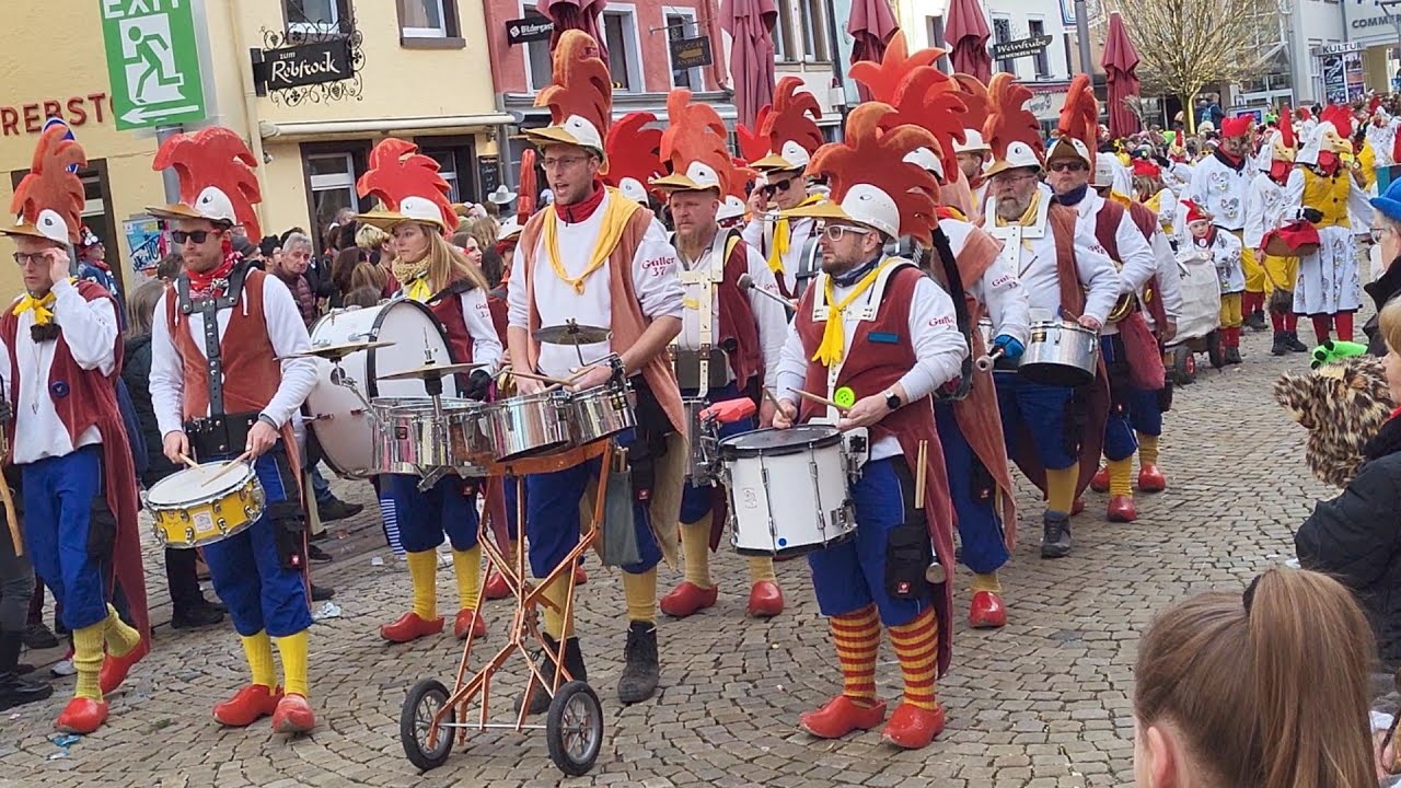 Fasching Großer Umzug VS-Villingen 2024 Germany | Big Carnival Parade