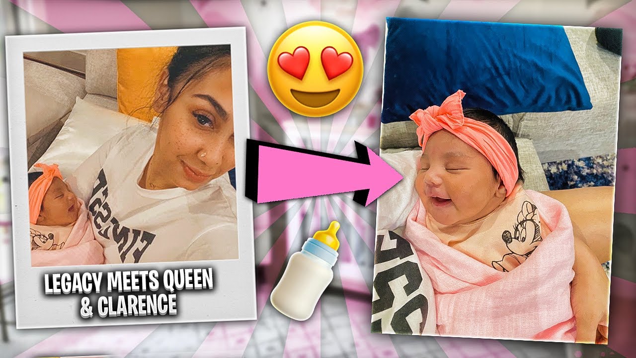 Baby Legacy FINALLY Meets AUNTIE QUEEN and UNCLE CLAREBEAR.... QUEEN almost cried...