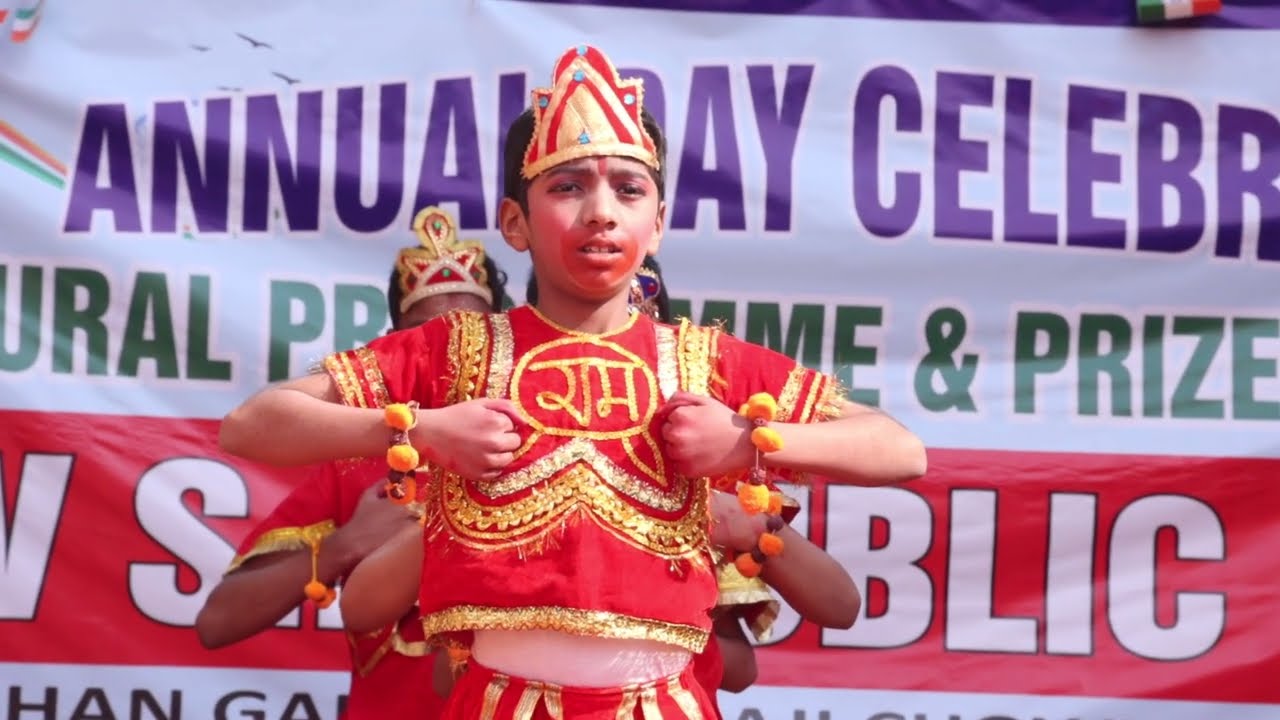 HANUMAN CHALISA DANCE || 5TH CLASS || REPUBLIC DAY AND ANNUAL FUNCTION 2026