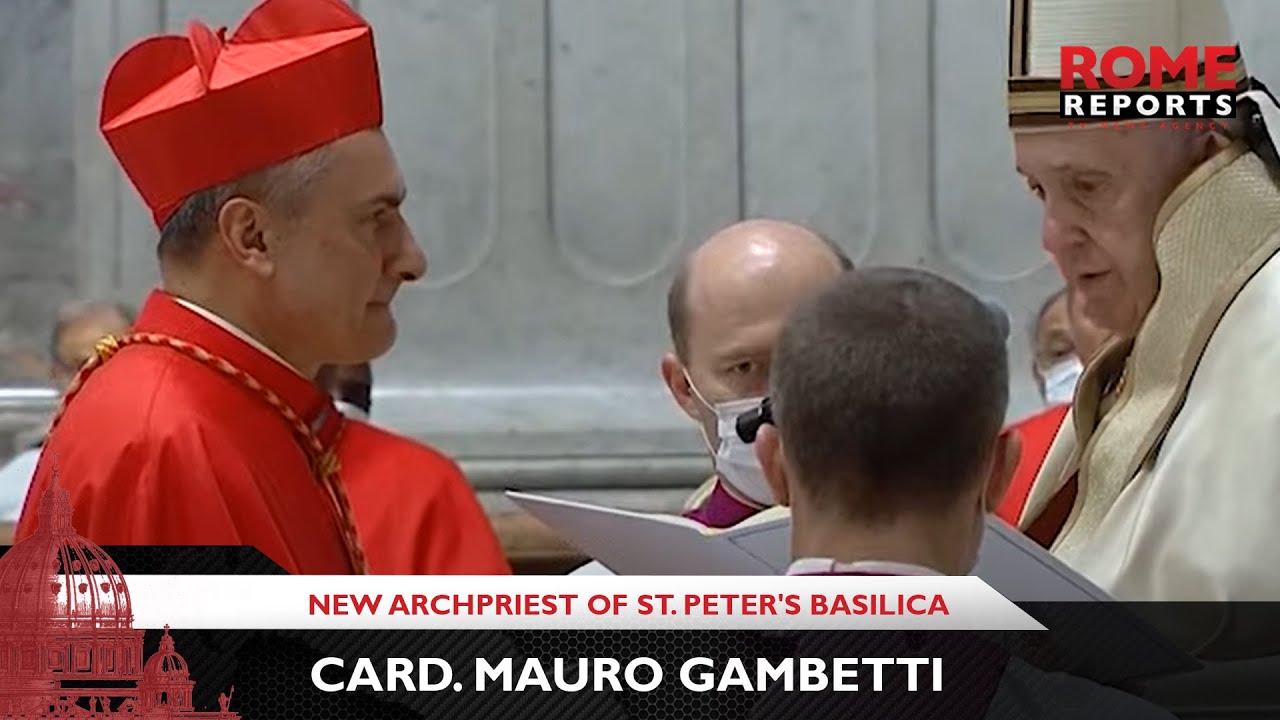 Card. Mauro Gambetti is new archpriest of St. Peter's Basilica