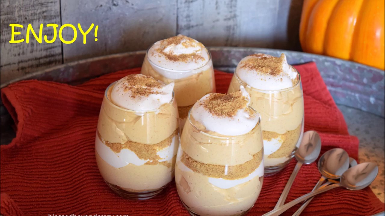 Pumpkin Mousse Parfaits