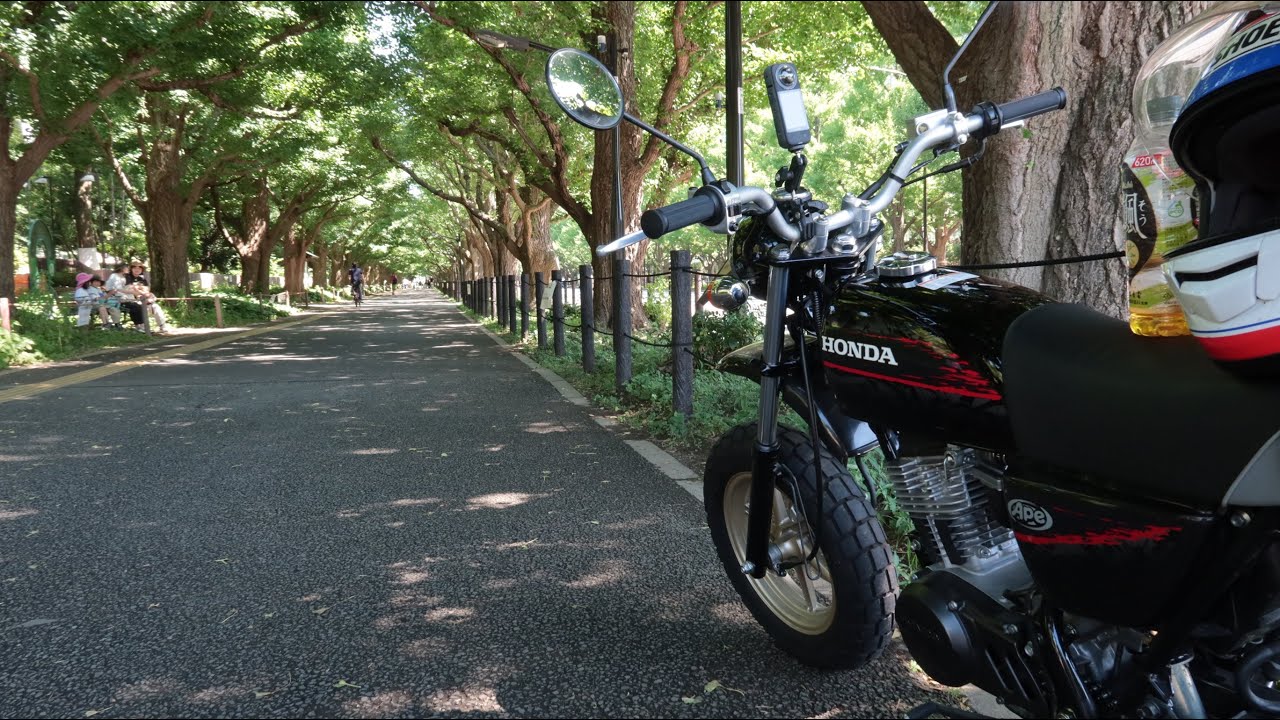 [Велосипед] Покатаемся по Токио на маленьком мотоцикле Honda Ape 100