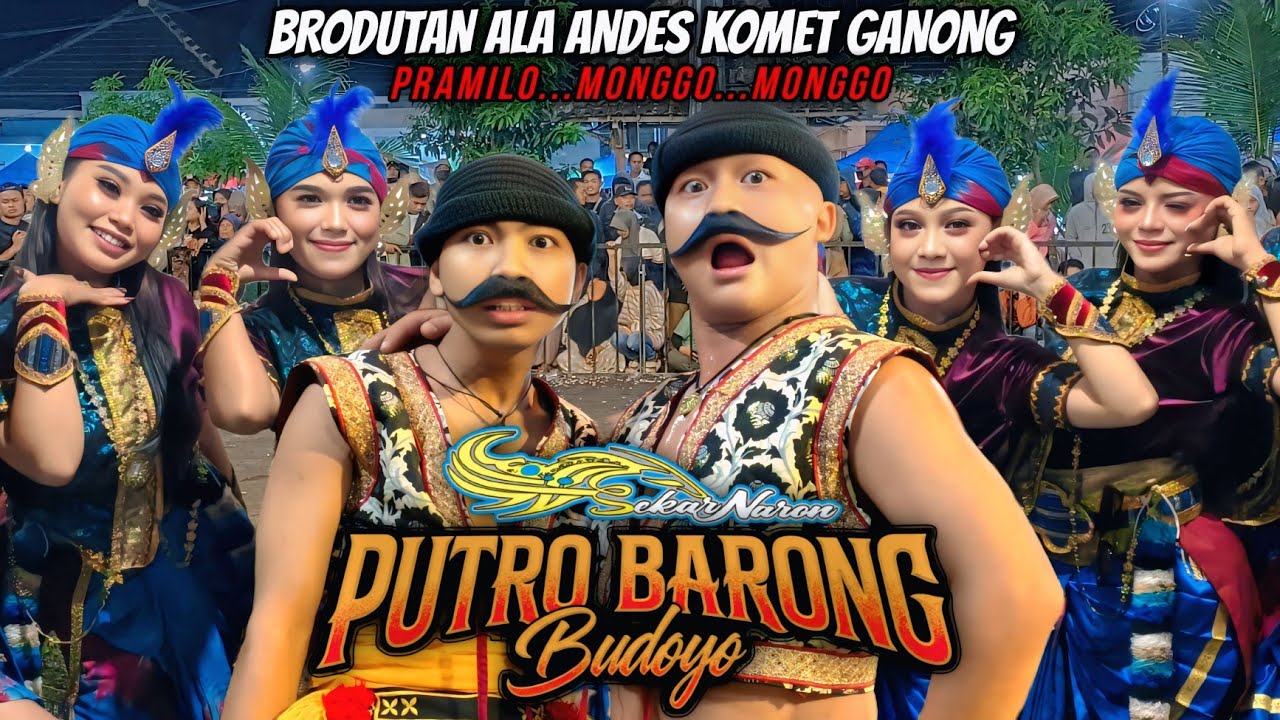 BRODUT ALA ANDES KOMET GANONG‼️ SEKAR NARON INDONESIA • JATHILAN PUTRO BARONG BUDOYO LIVE DOMBAN.