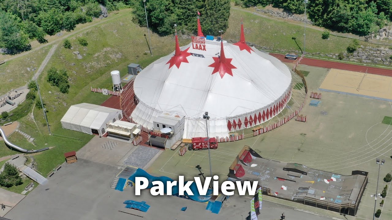 Freestyle Academy Laax, GR / Schweiz (Trampolinhalle, Vert, Bagjump, Skatepark | #ParkView Tour 371)