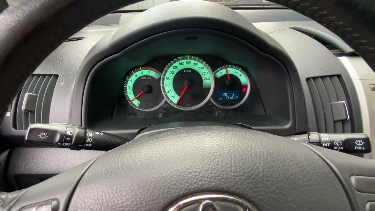 Toyota Corolla Verso замена робота на автомат