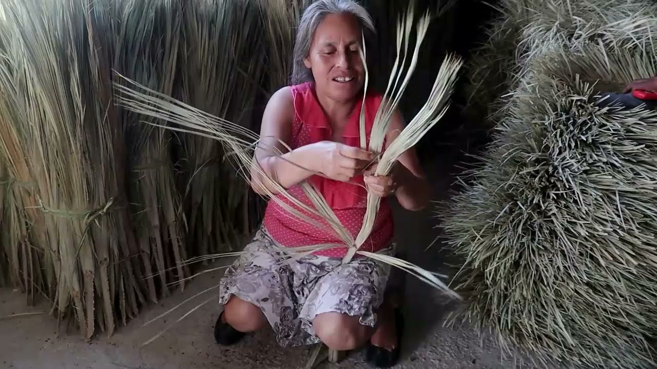 Cómo se fabrica un sombrero paso a paso. Mixtecos de la Montaña de Guerrero.