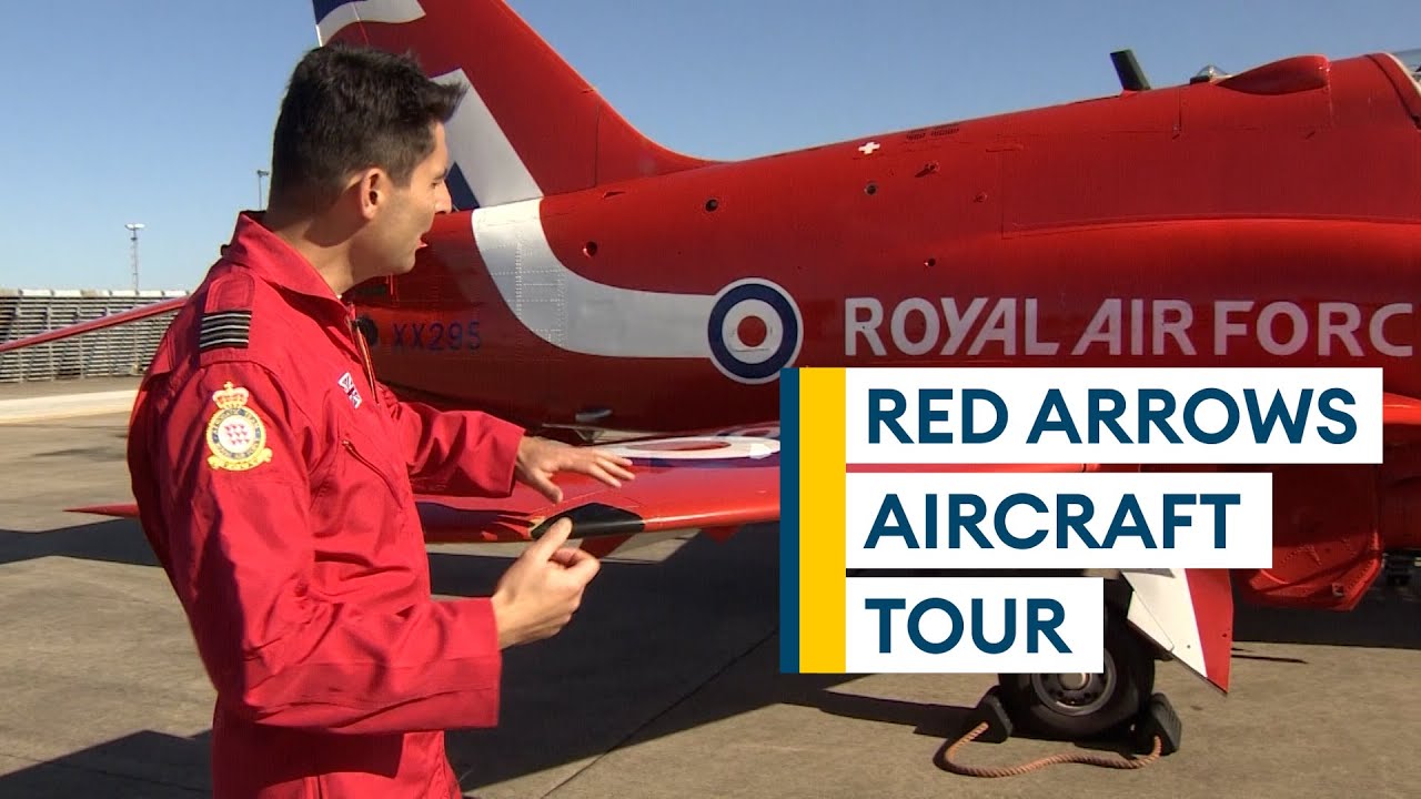 Red Arrows: Take a tour of the team's ICONIC Hawk T1 jet