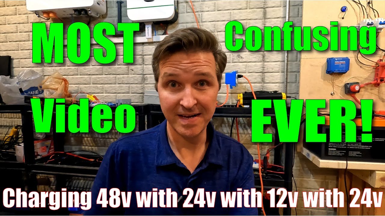 Charging a 48v Off Grid System with a 24v Off Grid System charging a 12v Off Grid system charging..